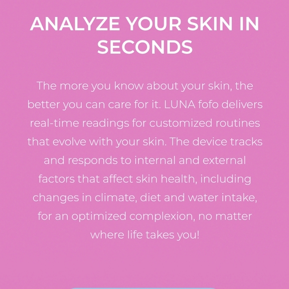 NIB FOREO LUNA FOFO, SKIN ANALYSIZER/MASSAGE/CLEAN - Picture 5 of 15